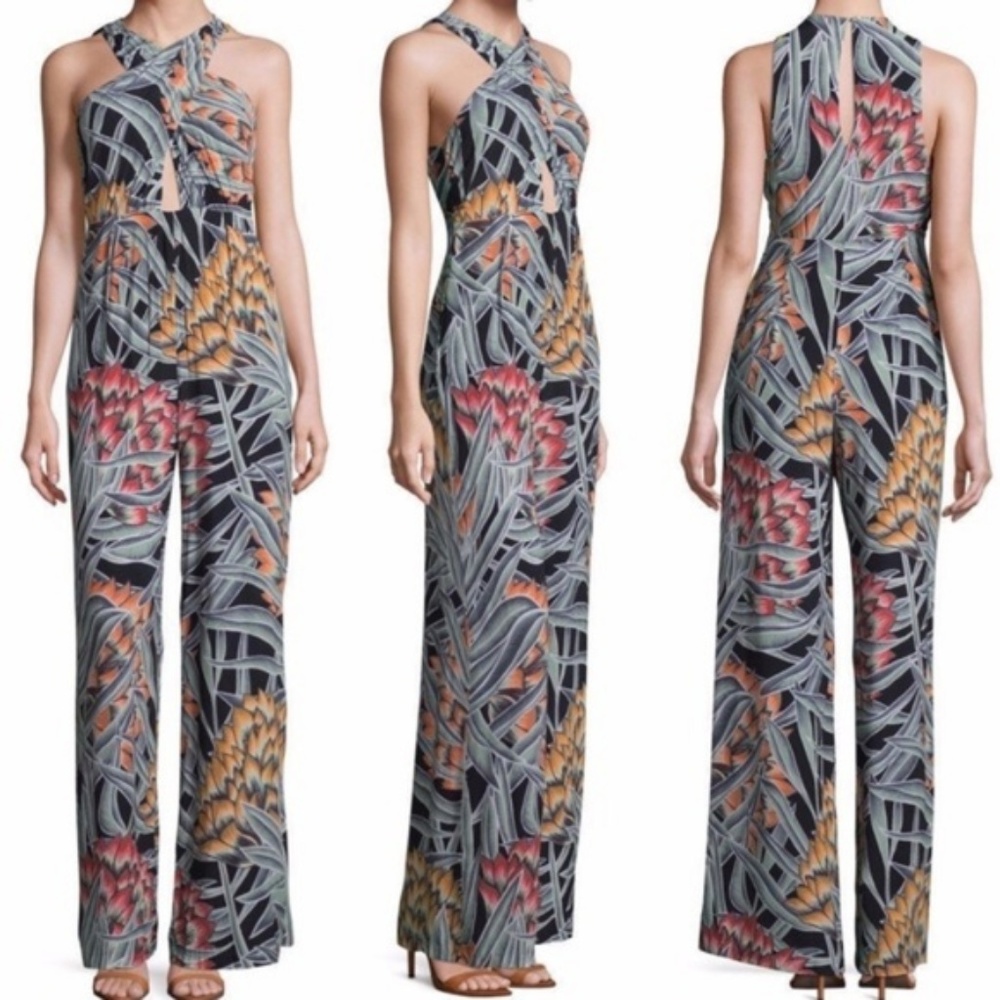 Mara Hoffman Herbarium Tropical Print Cross Neck J